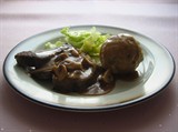 Burgunderbraten mit Champignons